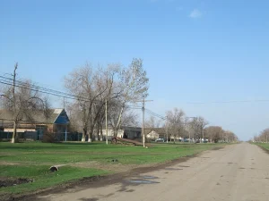 Село Виноградное, Городовиковский район, Калмыкия. Фото: Rartat,2012, Wikimedia Commons, Конвертировано в WebP.